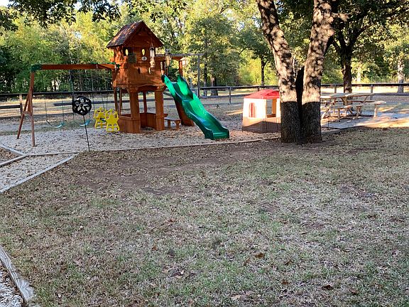 Backyard play area