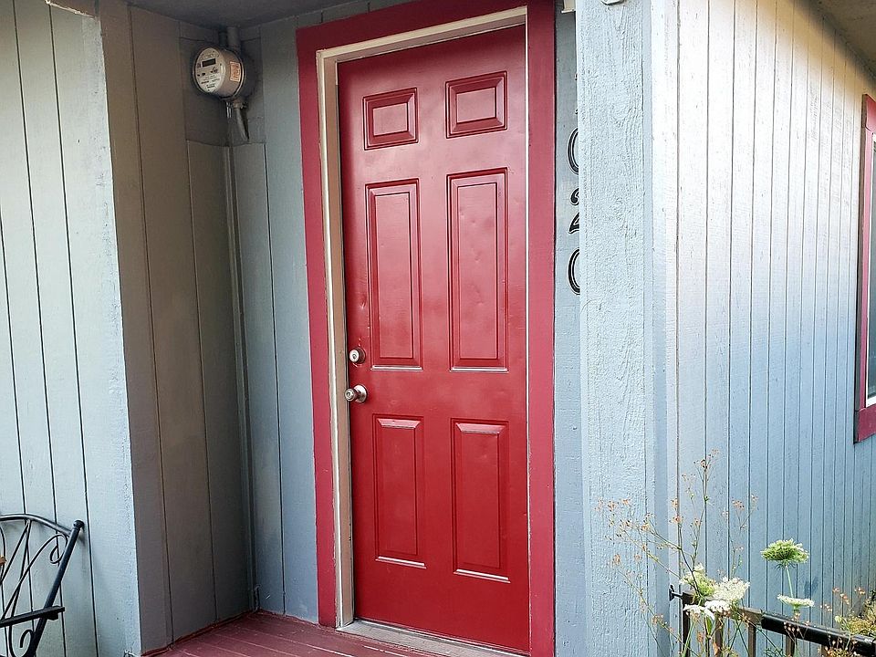 front of the house