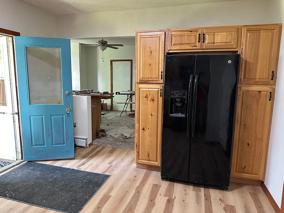 Taken before living area was carpeted and complete