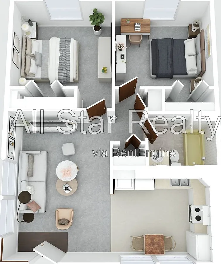 2 bed, 1.0 bath, 734 sqft, $1,800 — Photo 3