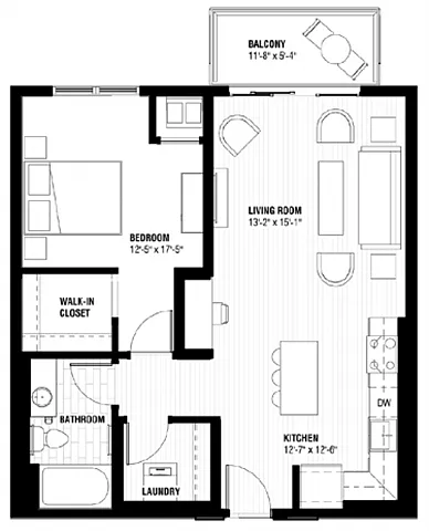 Floor plan Baltimore - 1L
