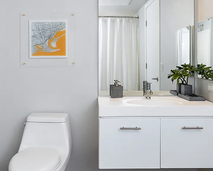 Griffis East Village Reno Model Bathroom