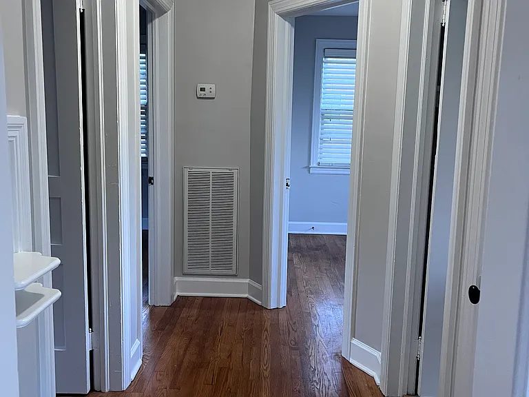 freshly painted. hardwood throughout