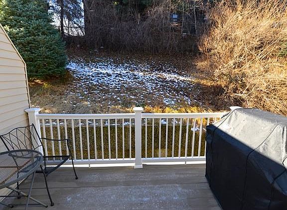 Private deck off dining room