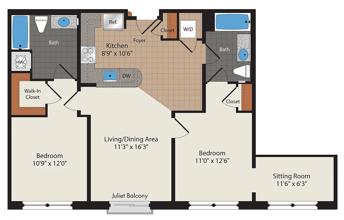 Floor plan McComas
