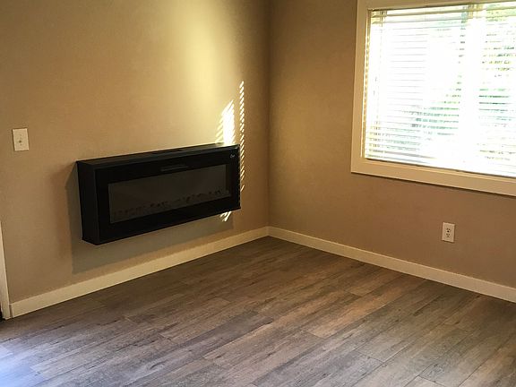 Living area with fireplace
