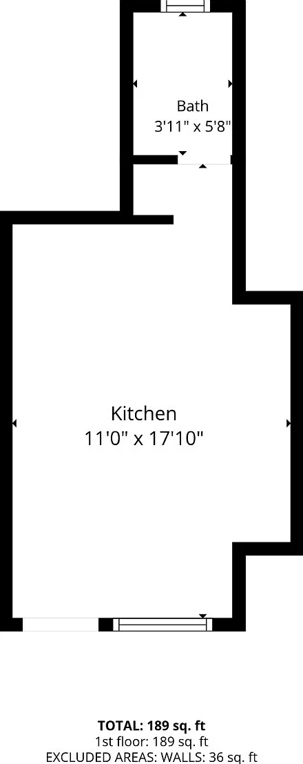 Studio, 189 sqft, $515 — Photo 3
