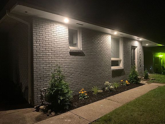 New exterior lights