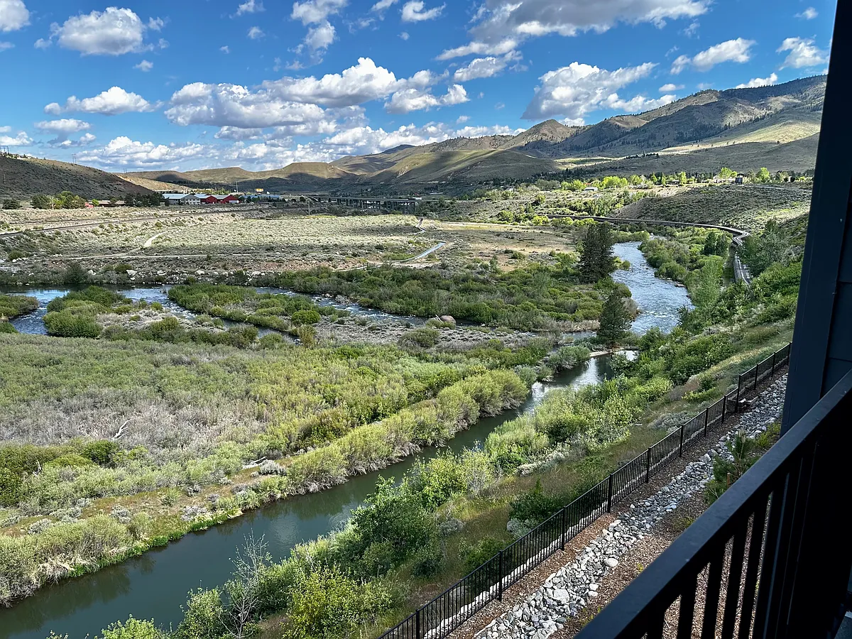 River view from the apartment balcony - 360 Cabela Dr
