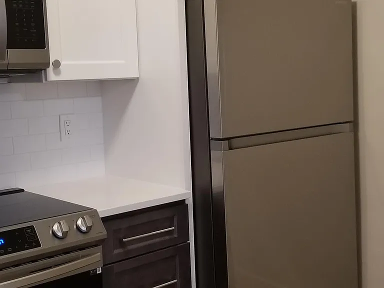 Large, full-sized new refrigerator.