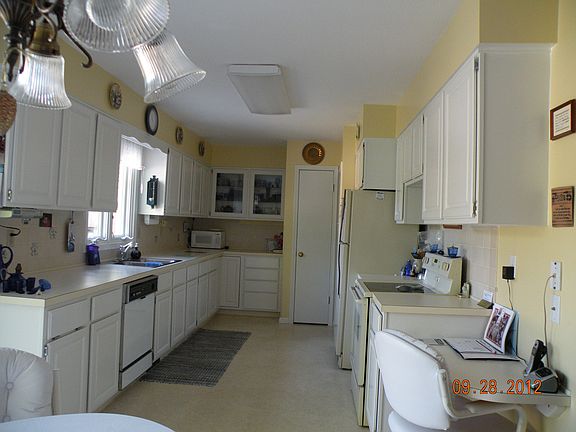 Looking into the kitchen