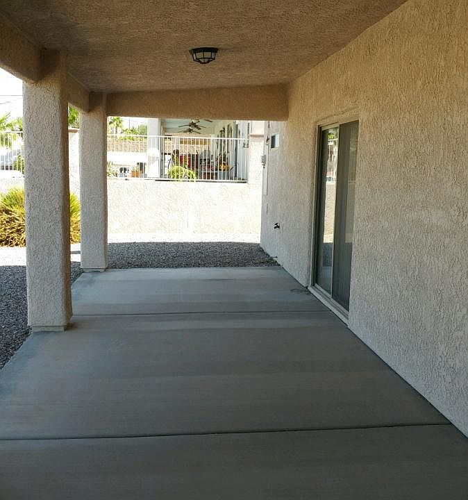 Large patio