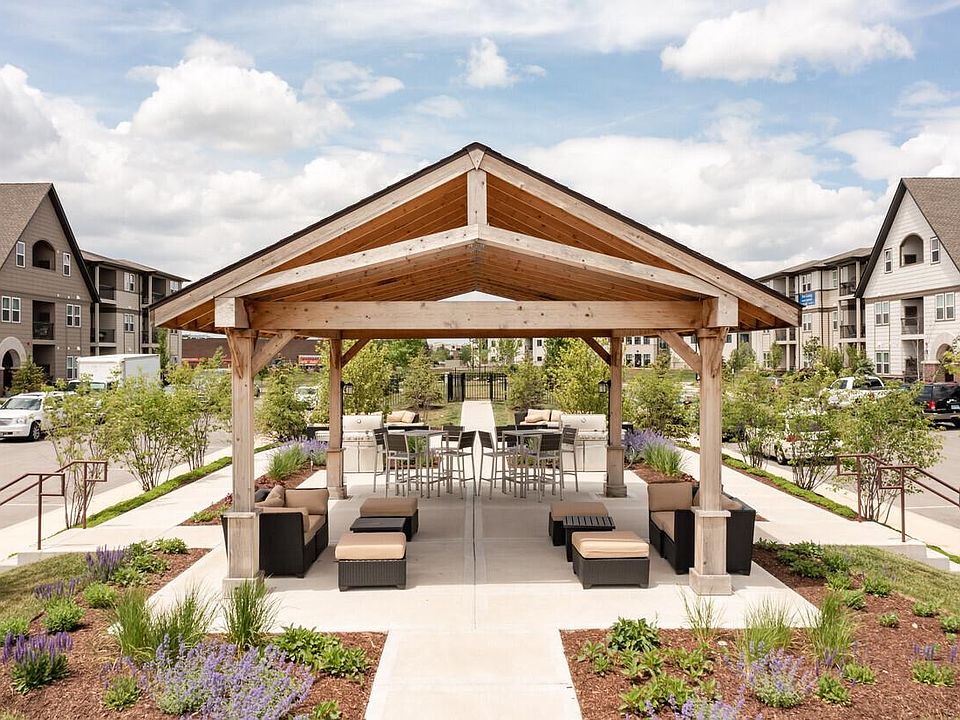 Gazebo Seating and Grill Area