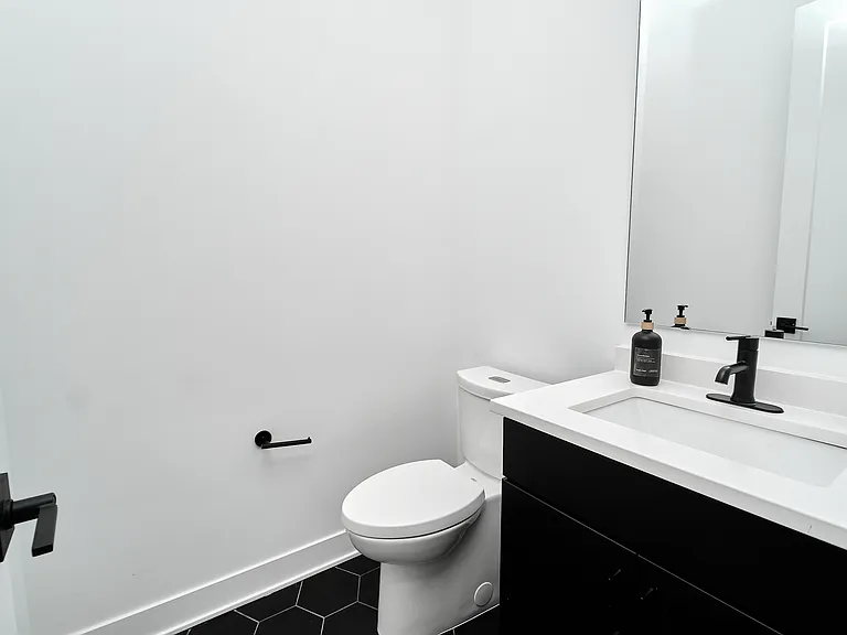 Half bath on main living area