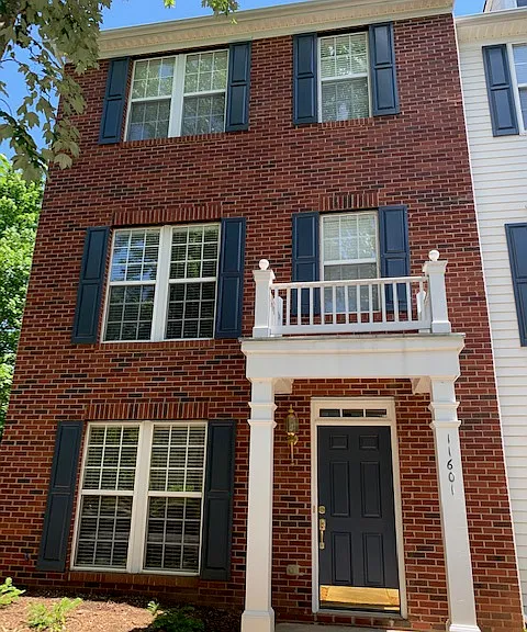 Front of the Townhouse with Ample street parking