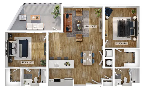 Floor plan Viridian-2F
