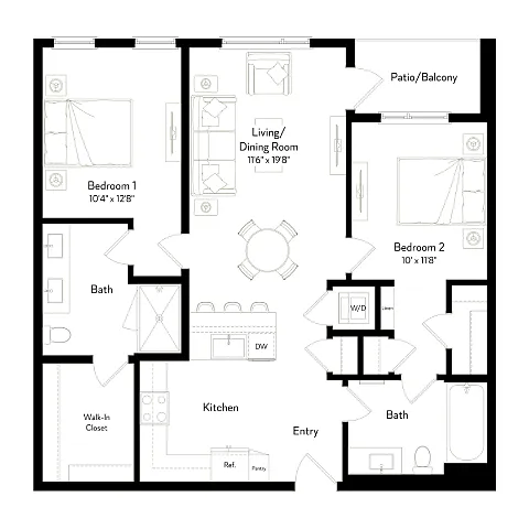 Floor plan B1