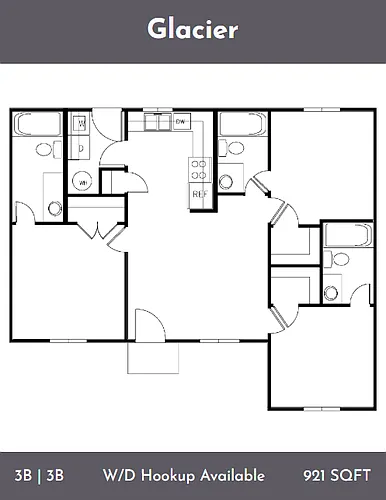 Floor plan Glacier