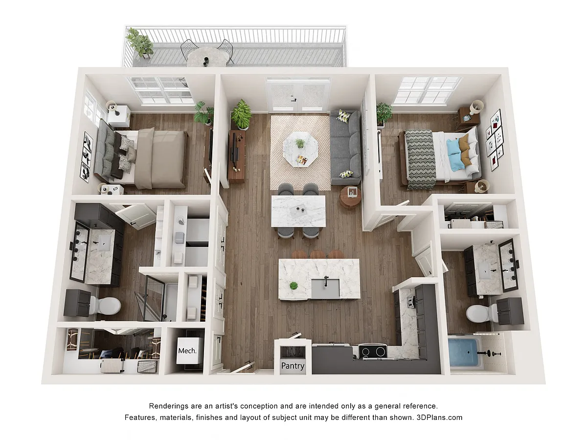 Floor plan B1