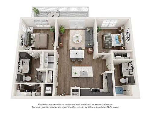 Floor plan B1