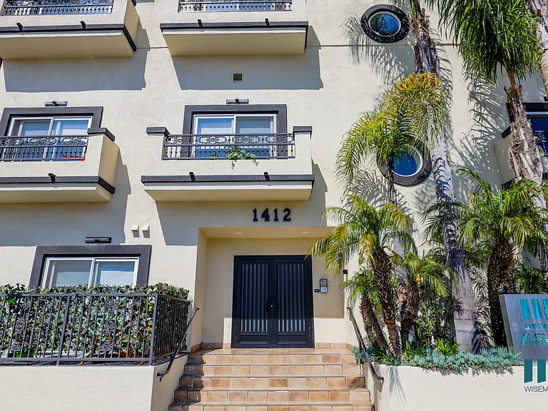 Sidewalk View of Front Entrance