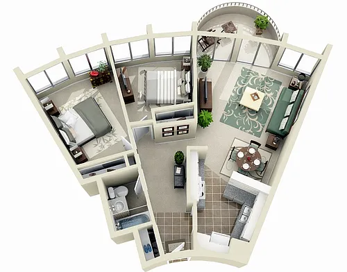 Floor plan Plan F