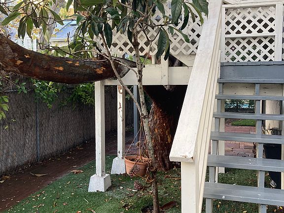 Stairs to front door