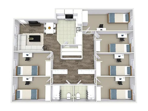 Floor plan Standard (Women)