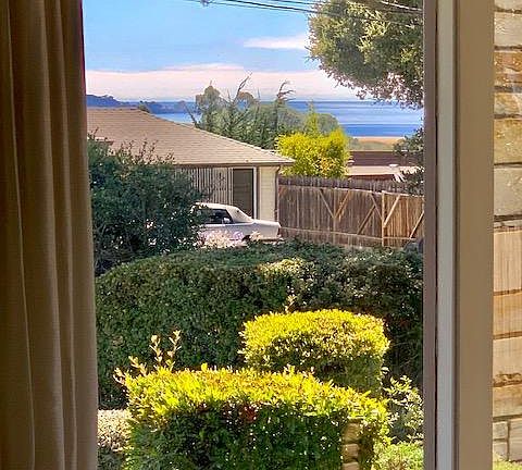 Carmel beach ocean views from the living room