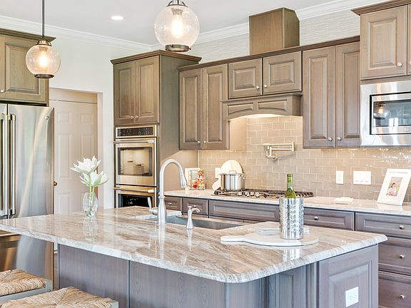 Kitchen with spacious island