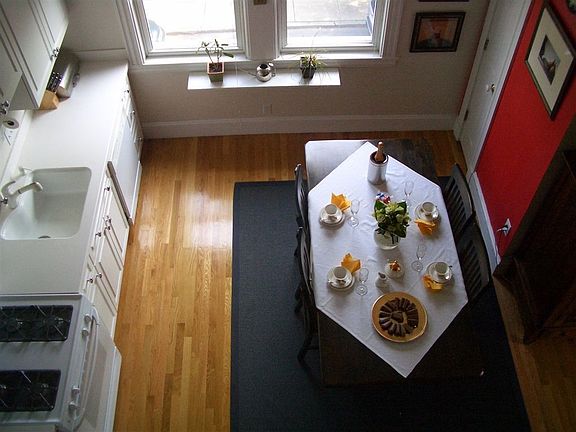 Kitchen from the loft