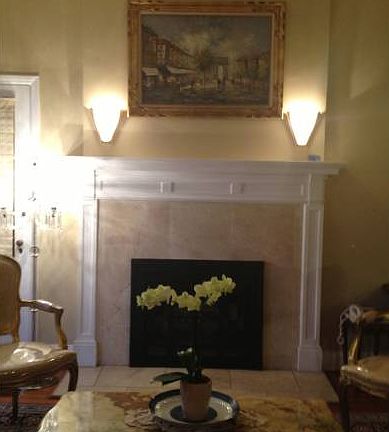 Fireplace in LR