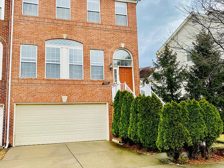 Driveway with two car garage