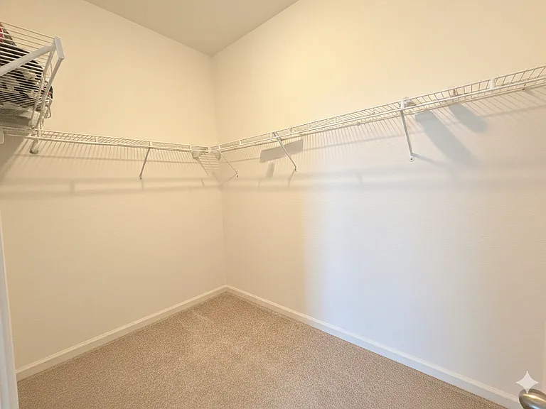 Spacious Walk-in Master Closet