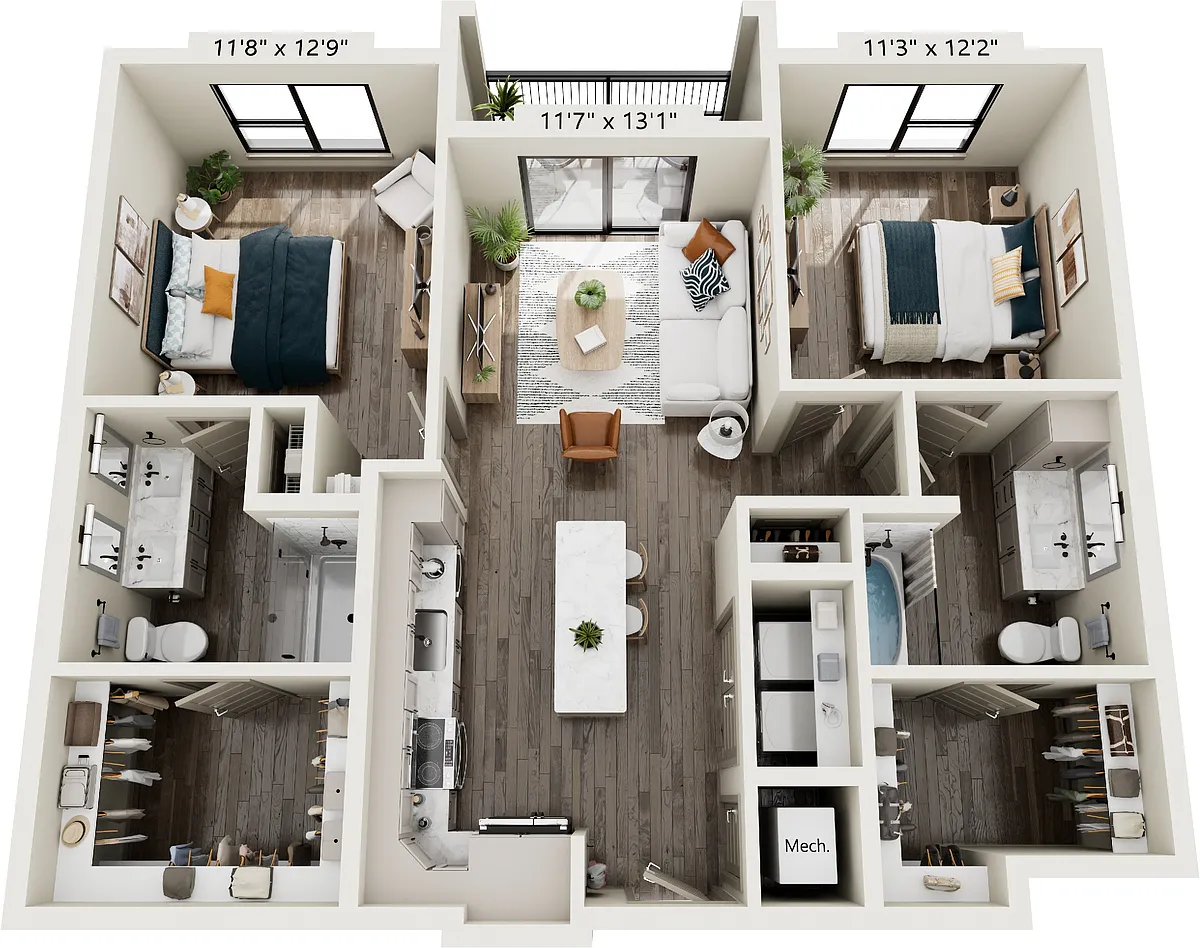 Floor plan B14