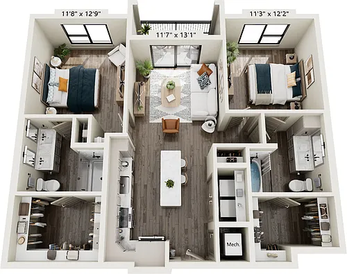 Floor plan B14
