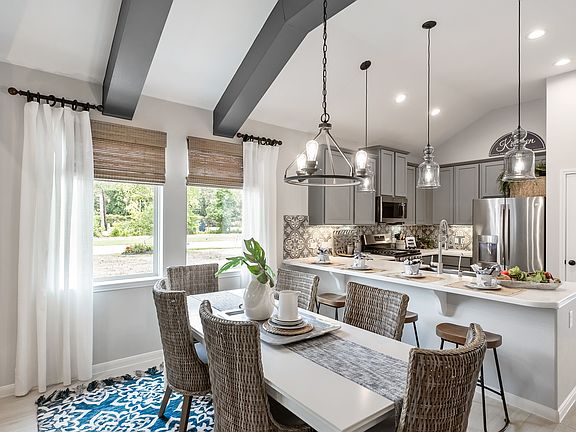 Dining area next to kitchen