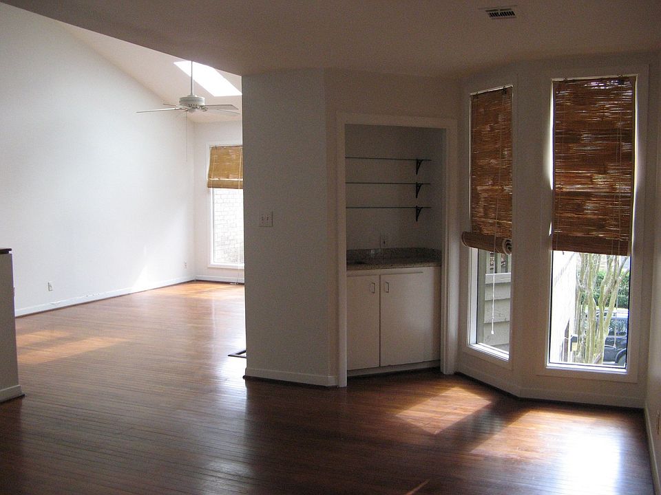 View of the living area from the dining 