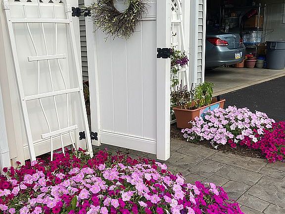 Rear patio entrance
