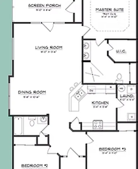 Floor plan from builder