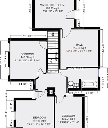 Third Floor Plan (BedRooms)
