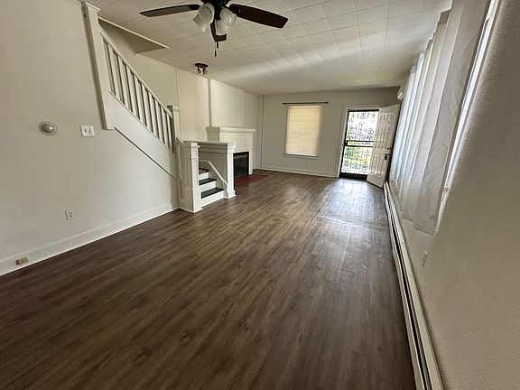 Living room, looking towards the street.