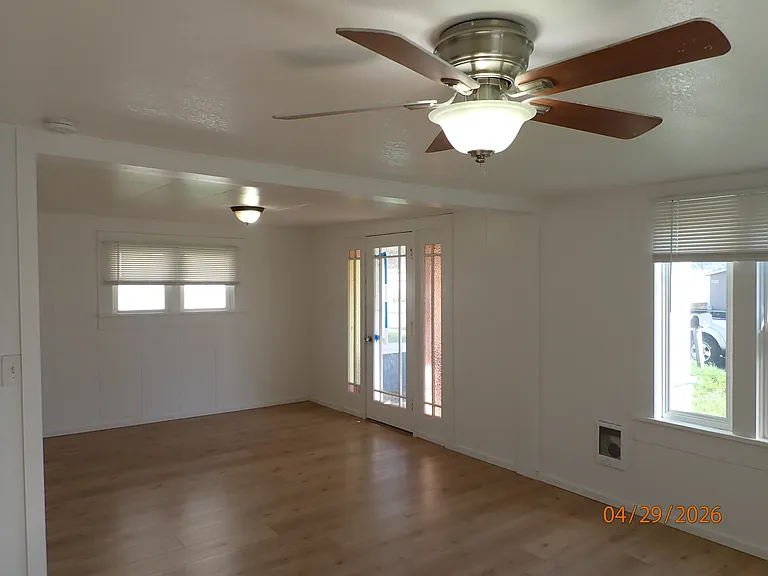 Front entry living room