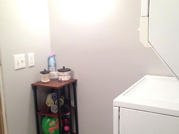 Washer and dryer in bathroom