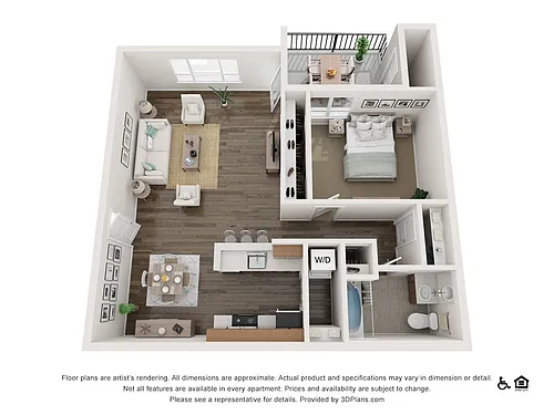 Floor plan 1A - 1X1