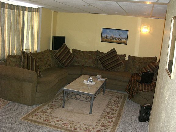 finished basement, great theatre room