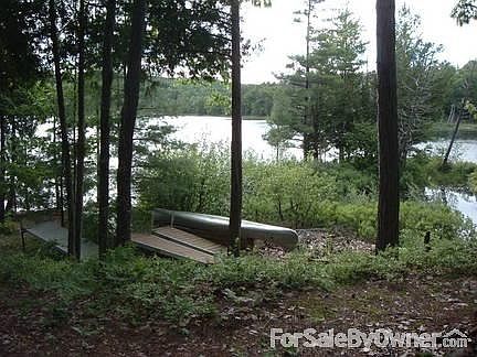 View of cove and lake from firepit