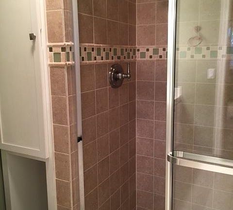 downstairs shower
