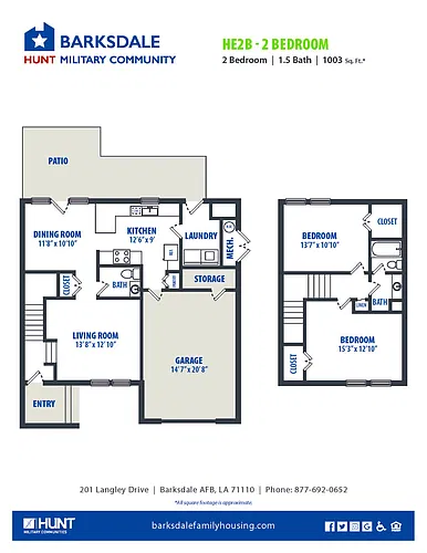 Floor plan 2 BEDROOM