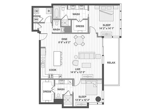 Floor plan B7